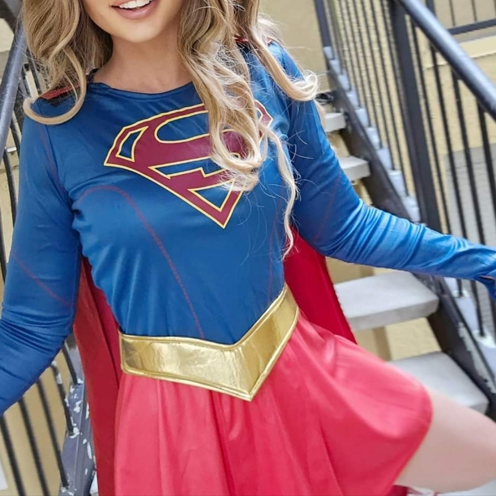 RUBIES Supergirl Hero Costume Cosplay Small NWOT